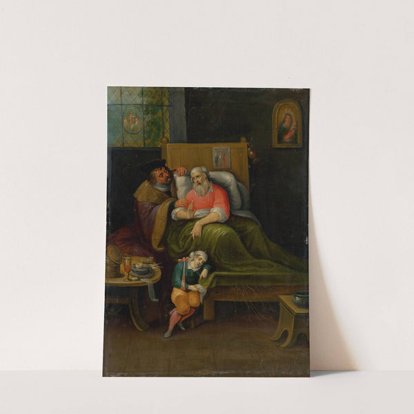 The Visitation of the Sick from the Seven Acts of Mercy by Workshop of Frans Francken the Younger