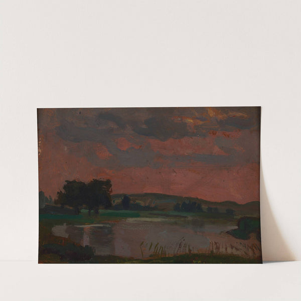 The Vistula in the Twilight by Jan Stanislawski