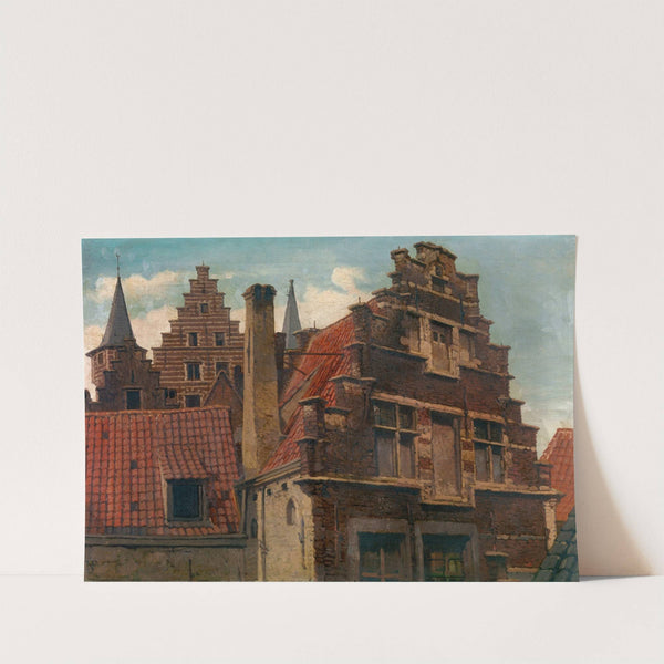 The Vleeshuis and Old Houses 2 by Henri François Schaefels
