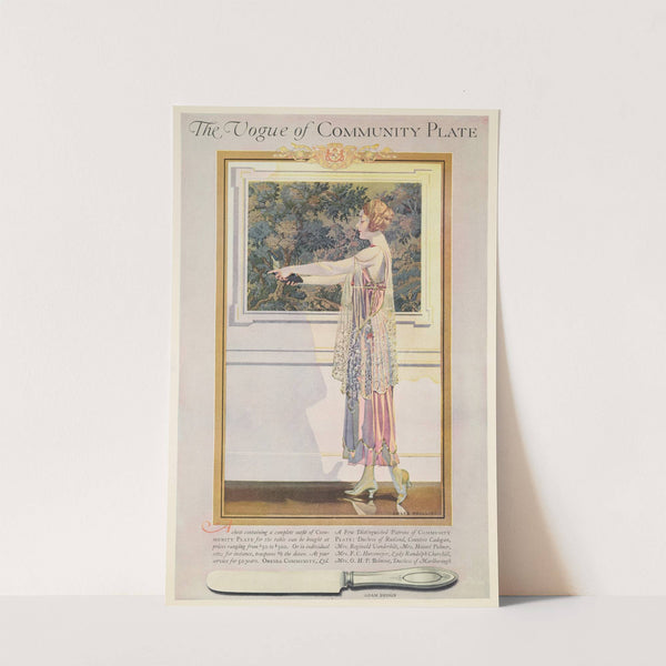 The Vogue of Community Plate by Coles Phillips