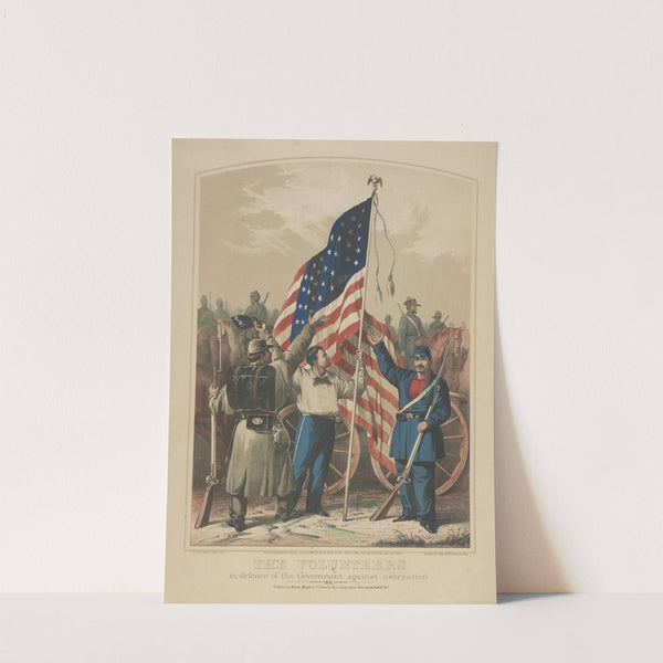 The volunteers in defence of the government against usurpation, 1861 (1861) by James Fuller Queen