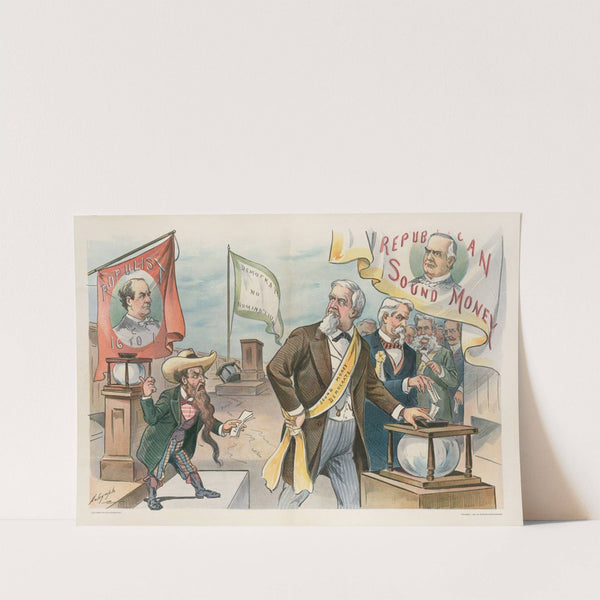 The vote of the gold democrats; - their country's welfare before their party's welfare by Louis Dalrymple