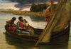 The Voyage Of King Arthur And Morgan Le Fay To The Isle Of Avalon
