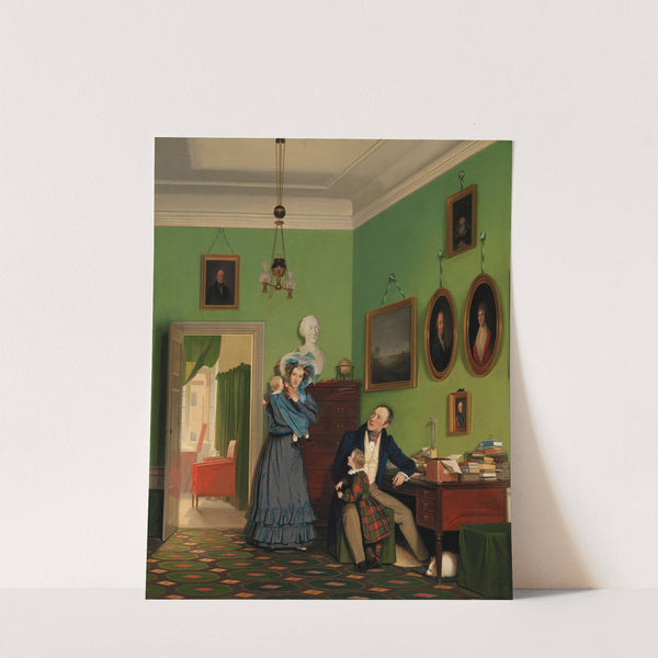 The Waagepetersen Family by Wilhelm Bendz
