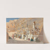 The Wailing Wall in Jerusalem (1879) by Carl Friedrich Heinrich Werner