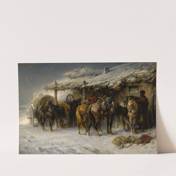 The Wallachian Team by Adolf Schreyer