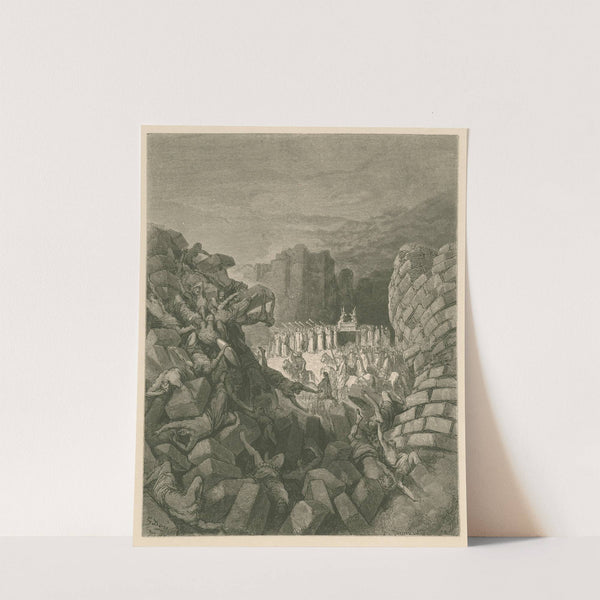 The walls of Jericho falling down (1866) by Gustave Doré