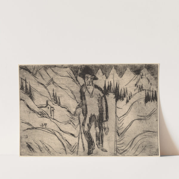 The Wanderer (1922) by Ernst Ludwig Kirchner