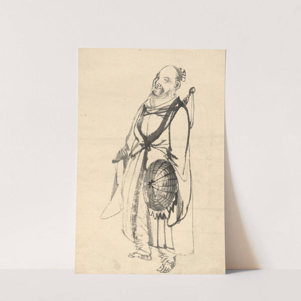 The Wandering Hermit (c. 1880–95) by Kōno Bairei