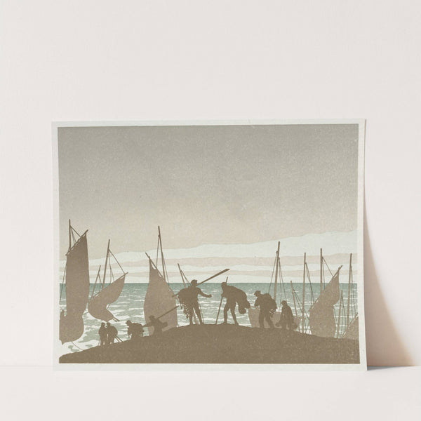 The Wandering Jew; The Fishermen (1896) by Henri Rivière