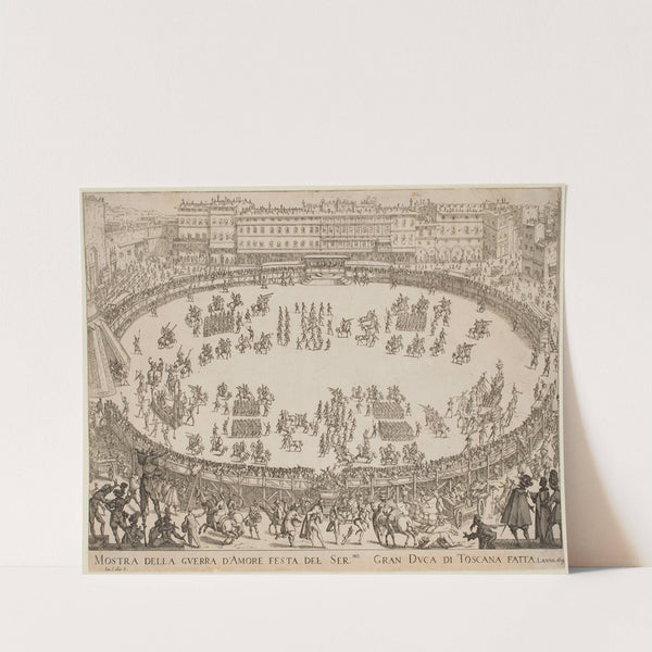 The War of Love – The Parade Entrance of Africa and Asia (1616) by Jacques Callot