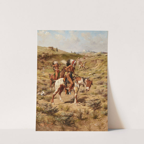 The War Party by Edgar Samuel Paxson