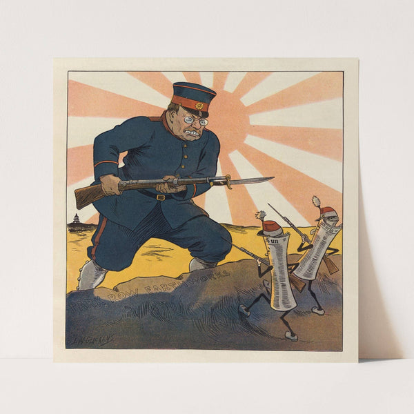 A small job for six big policemen (1897) by Udo Keppler