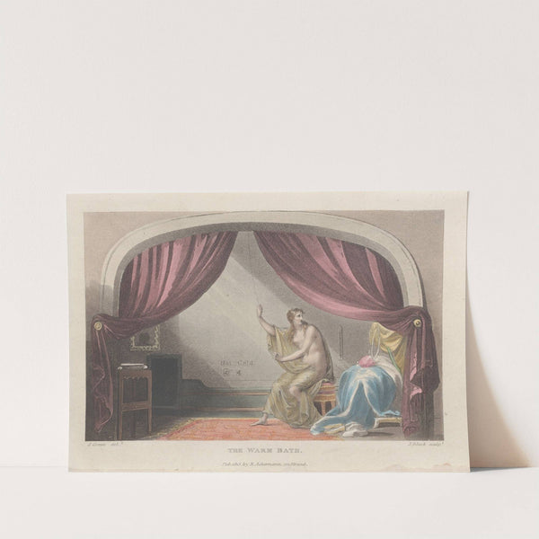 The Warm Bath (1813) by Thomas Rowlandson