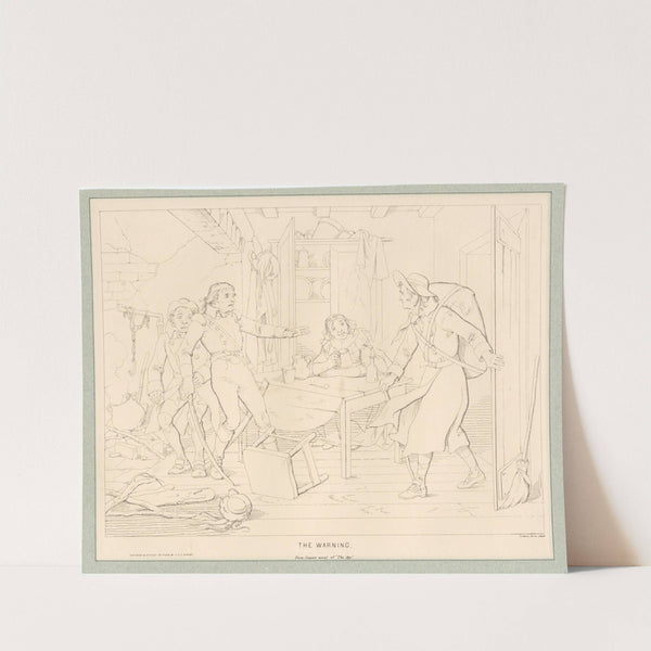 The warning, from Cooper’s novel of The spy (1777-1890) by Felix Octavius Carr Darley