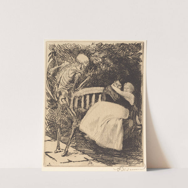 The Warning (L’avertissement) (1900) by Albert Besnard