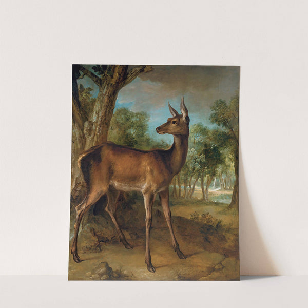 The Watchful Doe ('biche Aux Augets') by Jean-Baptiste Oudry