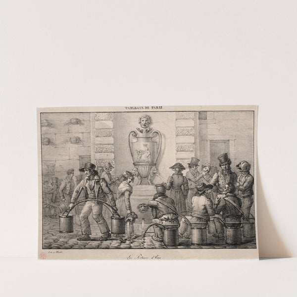 The Water Carriers (1820s) by Jean Henri Marlet