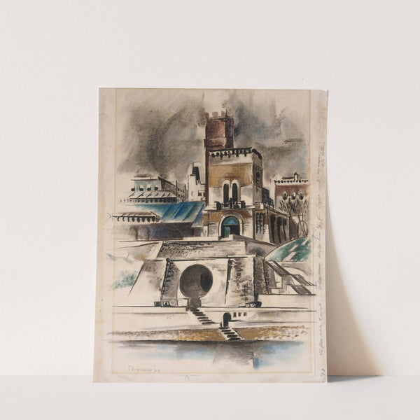 The Water Gate by Preston Dickinson