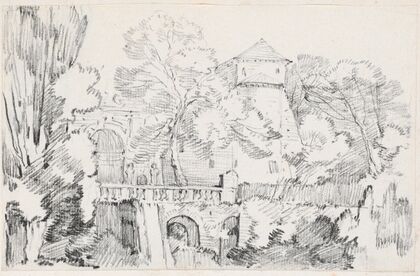 The Water Organ in the Gardens of the Villa d’Este,Tivoli