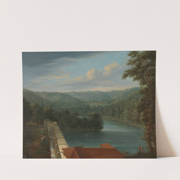 The Water Reservoirs, the so-called Bends, in Belgrade Forest by Johann Christian Vollerdt
