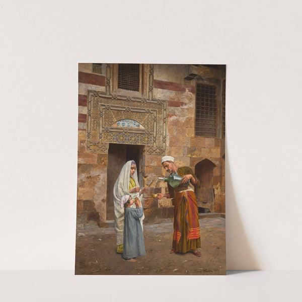 The Water Seller, Cairo by Franz Xaver Kosler