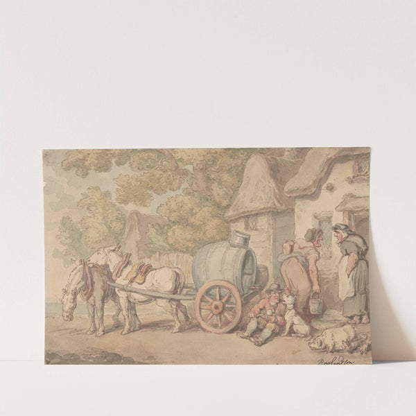The water wagon by Thomas Rowlandson