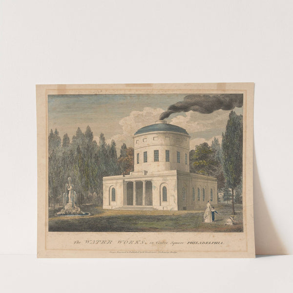 The Water Works, in Center Square Philadelphia by William Russell Birch