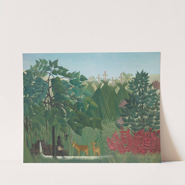 The Waterfall by Henri Rousseau