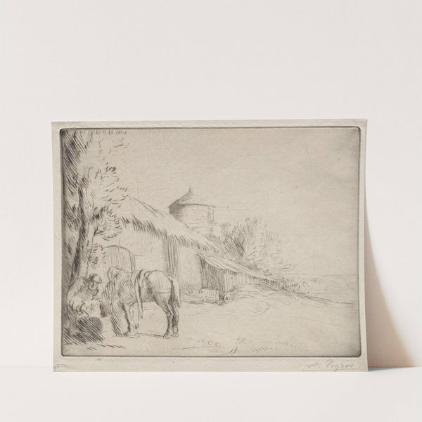 The Watering Place (c. 1857–1911) by Alphonse Legros