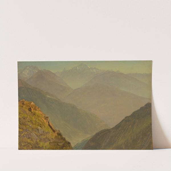 The Watzmann and Goell, near Berchtesgeden (1868) by Frederic Edwin Church