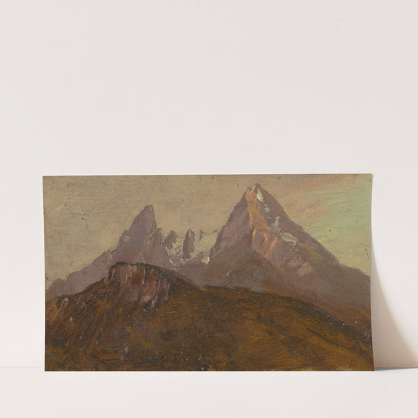 The Watzmann, Berchtesgaden, Bavaria (1868) by Frederic Edwin Church