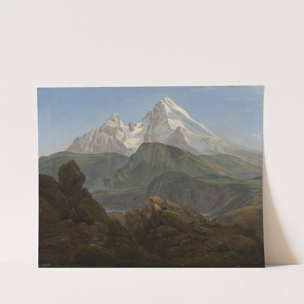 The Watzmann by Johan Christian Dahl