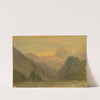 The Watzmann, near Berchtesgaden (1868) by Frederic Edwin Church