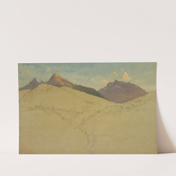 The Watzmann, near Berchtesgaden, Bavaria (1868) by Frederic Edwin Church