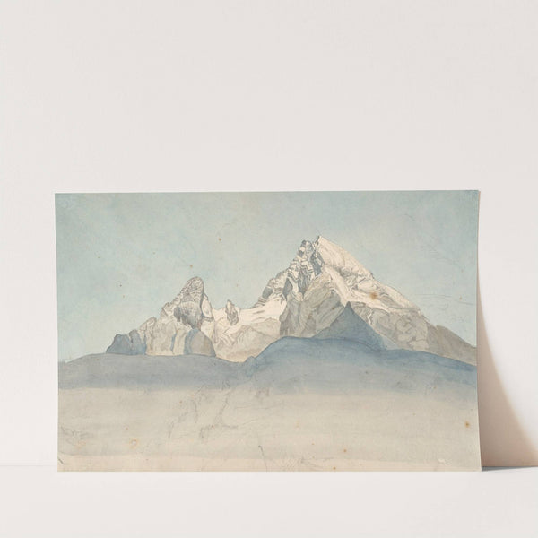 The Watzmann seen from the North-East, and Some Sketches of a Mountain by August Heinrich