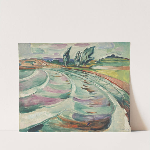 The Wave (1931) by Edvard Munch