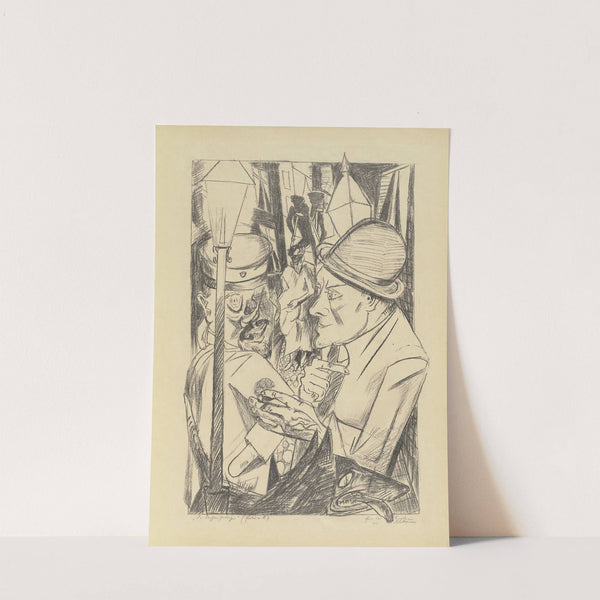 The Way Home (1919) by Max Beckmann