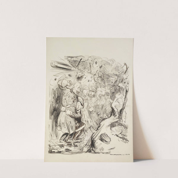 The ways to stop the war. Put him and his six sons in the trenches (1917) by William Henry Walker