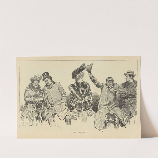 The weaker sex.—IX (1900-1905) by Charles Dana Gibson