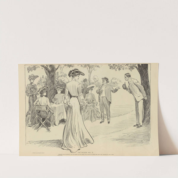 The weaker sex.—V (1900-1905) by Charles Dana Gibson