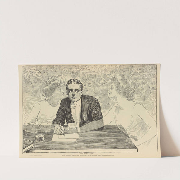 The weaker sex.—X (1900-1905) by Charles Dana Gibson
