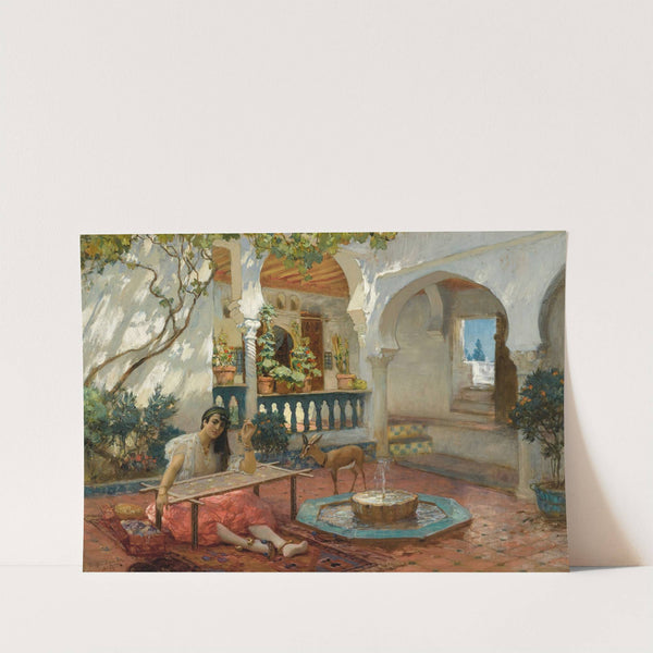 The Weaver by Frederick Arthur Bridgman