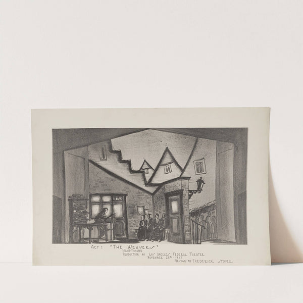 The Weavers: Act 1 (Shop Interior against City Rooftops) (1934-1943) by Frederick Stover