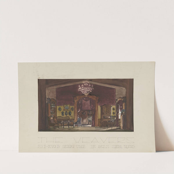 The Weavers: Act V (Domestic Interior) (1934-1943) by Frederick Stover