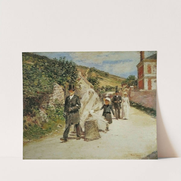 The Wedding March by Theodore Robinson