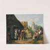 The Wedding Procession (1837) by Paul August Plum