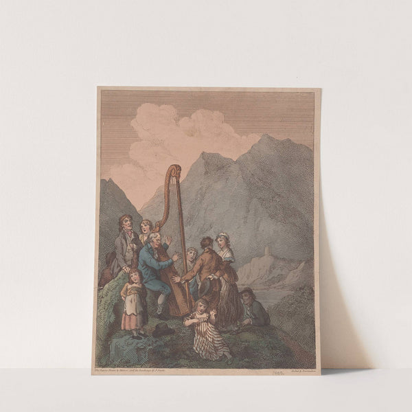 The Welsh bard by Julius Caesar Ibbetson