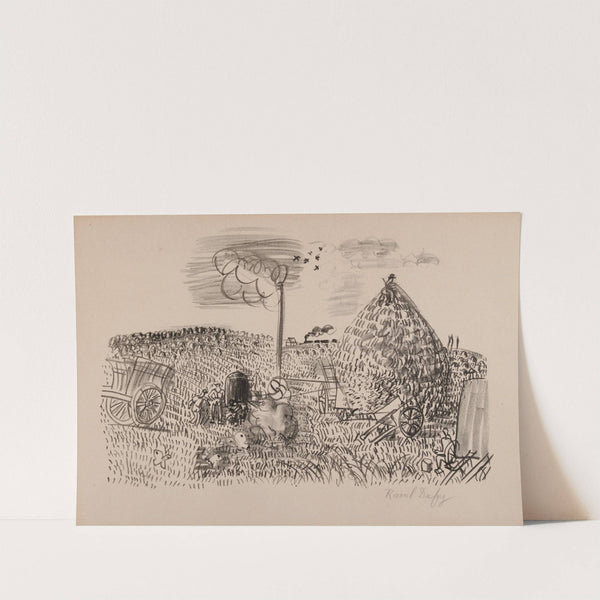 The Wheat Thresher (1924-25) by Raoul Dufy