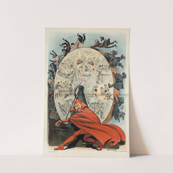 The wheel that can’t be stopped; – it’s human nature (1901) by Samuel Ehrhart